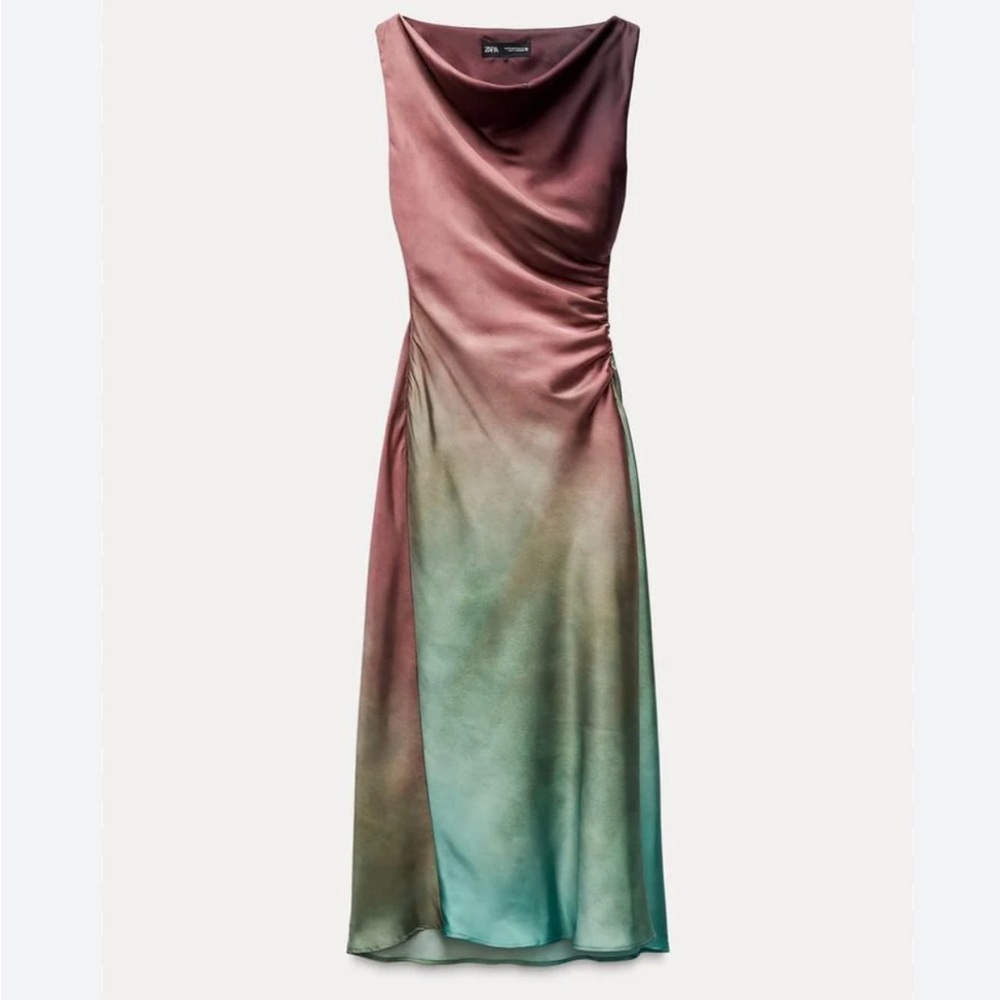 Zara Gradient Sleeveless Dress